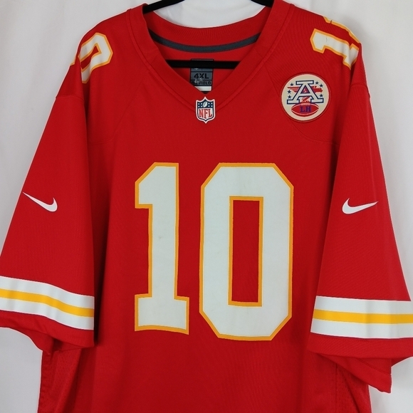 NFL Men's Tyreek Hill Kansas City Chiefs Game Jersey Red 4XL - Picture 4 of 13
